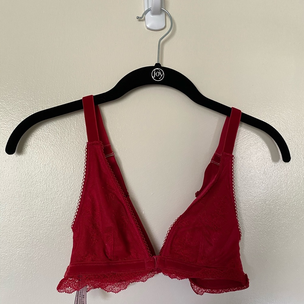 Victoria’s Secret red bralette